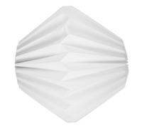 OSOLADY Pantalla de Lámpara Plegable Origami de Papel E Hierro, Color Blanco, Farol Colgante, Diseño Portátil y Fácil de Guardar, para Sala de Estar, Comedor, Cocina, Hogar y Cafés