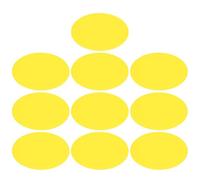 OSOLADY Película de Filtro para Luces LED de Flash 66mm 10 Piezas Película Translúcida de Tinte Amarillo para Iluminación Ambiente Difusor Solar para Fotografía y Vídeo