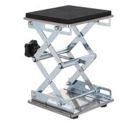 OSOLADY Plataforma Elevadora de Tijera para Laboratorio de Acero Inoxidable 15x15 Cm Altura Ajustable de 70-260 Mm, Adecuado para Investigación y Mantenimiento