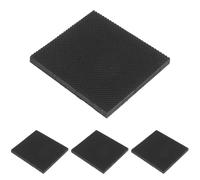OSOLADY Protector Antideslizante para Suelas de Zapatos de Tacón Alto Negro de Goma, Almohadillas Silenciosas y Resistentes para Hombres y Mujeres, 2 Pares para Reparación y Confort