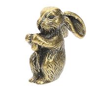 OSOLADY Quemador de Varillas de Incienso Forma de Conejito, Aleación de Acabado Vintage, Mini Porta Incienso Decorativo para Hogar y Meditación, Soporte Compacto para Sahumerio