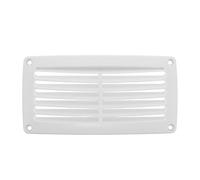 OSOLADY Respiradero de Barco Rejilla de Ventilación ABS y Lamas Inclinadas para Ventilación HVAC, Adecuado para Caravanas y Yates en Ambientes Cálidos