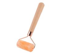 OSOLADY Rodillo Facial De Sal Natural Himalayo Cristales De Herramienta De Masaje Para Cara y Cuello Rodillo De Masaje Reutilizable Para Cuidado Facial y Relajación