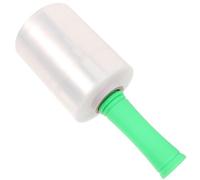 OSOLADY Rollo de Film Estirable Transparente Mango Plástico, Película de Embalaje Pe para Mudanzas y Embalaje Industrial, Envoltura para Muebles y Protección de Carga, 1 Unidad Portátil