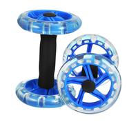 OSOLADY Rueda Doble para Fitness Rodillo Abdominal Material Duradero Diseño Estable Equipo de Ejercicio para Hombres y Mujeres para Entrenamiento Casa y Pérdida de