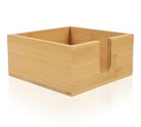 OSOLADY Servilletero de Madera Cuadrado para Cocina y Baño, Dispensador de Servilletas de Papel Moderno y Retro, Bandeja Porta Pañuelos para Comedor, Bar y Restaurante, Accesorio