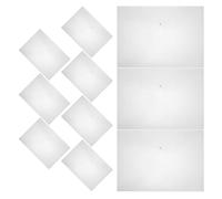 OSOLADY Sobres de Plástico Botón para Archivos A3, Carpeta Organizadora Transparente de 18 Micras, Paquete 20 Unidades, Bolsas de Archivos Pp Prácticas para Oficina y Escuela