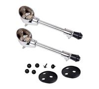 OSOLADY Soporte para Patas de Bombo de Batería 2 Unidades Acero Inoxidable Ajustable Antideslizante Soporte de Espuela para Instrumentos de Percusión