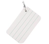 OSOLADY Tarjetas de Papel en Blanco para Vocabulario, 50 Unidades Tamaño Pequeño, Superficie Lisa, Ideales para Notas, Manualidades y Organización Escolar Oficina