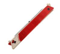 OSOLADY Triángulo de Emergencia Plegable para Coche, Señal de Advertencia Homologada, Estructura Metálica y Plástico, Compacto y Portátil para Seguridad Vial y Estacionamiento