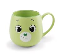 Osos Amorosos Glücksbärchi 62827 - Taza de Porcelana, 400 ml, 8 x 9 cm, Verde,diseño Cuidado, Adorable Accesorio para Cocina, Oficina y hogar,Dulce Regalo para Personas Especiales