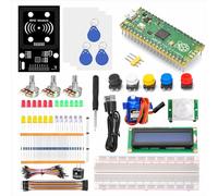 OSOYOO Kit de aprendizaje de programación de hardware Raspberry Pi Pico Python | Tutoriales de programación gráfica y microPython | Incluye Raspberry Pi Pico con encabezado presoldado| Principiantes e ingeniero de software