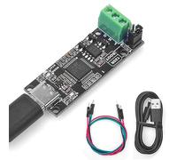 OSOYOO MKS CANable 2.0 USB-C to CAN Adapter Analyzer, Supports CAN-FD, SLCAN, SocketCAN, Candlelight, Klipper - Compatible con XP / WIN7 / WIN8, Linux