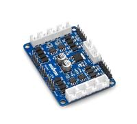 OSOYOO Módulo controlador de motor de puente H de 4 canales, módulo de placa, motor paso a paso, CC doble puente H para Arduino Smart Car Power UNO Mega2560