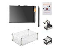 OSOYOO Monitor HDMI con pantalla táctil de 3.5 pulgadas para RPI con lápiz capacitivo y funda protectora compatible con Raspberry Pi 5 4 2 GB / 4 GB / 8 GB 2 3 Modelo B B+