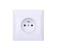 Ospel GP-1AZ/00 - Toma de Corriente IP20, 16 A, 82 mm, 42 mm, 82 mm, Color Blanco