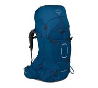 Osprey Aether 65 Mochila de Hombre para excursiones, Azul (Deep Water Blue), Talla L/XL