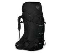 Osprey Mochila Aether 55 L (L/XL) Negro – Fit-on-the-Fly, torso ajustable, cubierta para lluvia