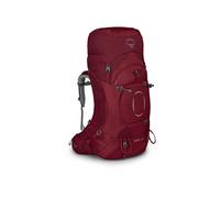 Osprey Ariel 65 Mochila de Mujer para excursiones, Rojo (Claret Red), Talla WM/L