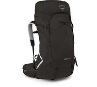 Osprey Atmos AG LT Mochilas para hombres - Suspensión ventilada AntiGravity - Compartimento interno para depósito de hidratación - Cubierta para lluvia incluida, Black, L/XL, 65 L