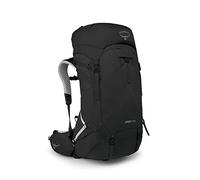 Osprey Atmos AG LT Mochilas para hombres - Suspensión ventilada AntiGravity - Compartimento interno para depósito de hidratación - Cubierta para lluvia incluida, Black, S/M, 65 L