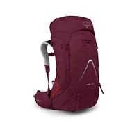 Osprey Aura AG LT Mochilas para mujeres - Suspensión ventilada AntiGravity - Compartimento interno para depósito de hidratación - Cubierta para lluvia incluida, Antidote Purple, XS/S, 65 L