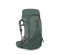 Osprey Aura AG LT Mochilas para mujeres - Suspensión ventilada AntiGravity - Compartimento interno para depósito de hidratación - Cubierta incluida, Koseret/Darjeeling Spring Green, XS/S, 65 L