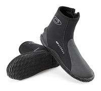 Osprey Botas de neopreno de 5 mm con cremallera para deportes acuáticos con puntera y talón reforzados, varios tamaños, color negro