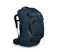 Osprey Farpoint/Fairview Mochilas de viaje - Solución versátil y cómoda para trotamundos - Ligera y duradera - Panel trasero Airscape, Muted Space Blue, Hombres, 70 L