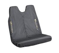 Osprey Funda de Asiento Doble para Coche y Furgoneta, Impermeable, Ajuste Universal, Antideslizante y fácil de Limpiar, Color Negro
