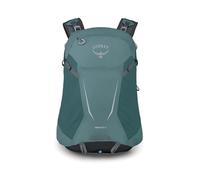 Osprey Hikelite Mochila de senderismo unisex, 18L, Cascade Blue | Mochila de viaje, mochila de camping, cubierta de lluvia, transporte en clima húmedo, color azul, tamaño OS