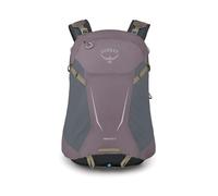 Osprey Hikelite Mochila de senderismo unisex, 18L, Graphite Purple | Mochila de viaje, mochila de camping, cubierta de lluvia, transporte en clima húmedo, color morado, tamaño OS
