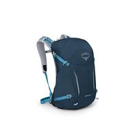 Osprey Hikelite Mochilas de senderismo unisex - Ligera - Suspensión AirSpeed - Cubierta para lluvia incluida, Atlas Blue, M/L, 32 L
