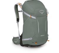 Osprey Hikelite Mochilas de senderismo unisex - Ligera - Suspensión AirSpeed - Cubierta para lluvia incluida, Pine Leaf Green, S/M, 32 L