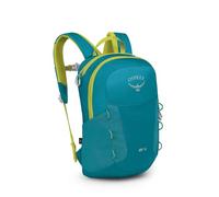 Osprey Jet Mochila de senderismo infantil, 12L, Blue Spikemoss/Lemongrass