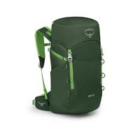 Osprey Jet Mochila de senderismo infantil, 28L, Green Canopy/Limeline Green