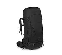 Osprey Kestrel Mochila de trekking para hombre, 58L Small/Medium, Black | Mochila de senderismo, equipo de camping, mochila de senderismo para la noche, color negro, tamaño S-M