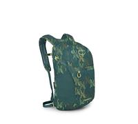 Osprey Mochila Daylite Plus Commuter - Mochila diaria con funda para computadora portátil, bolsillos para botellas y almacenamiento adicional, impresión de ventana difusa/Torrent Blue