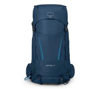 Osprey Kestrel Mochilas de senderismo para hombres - Diseño duradero para cualquier entorno al aire libre - Panel trasero Airscape - Cubierta para lluvia incluida, Atlas Blue, S/M, 38 L