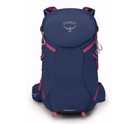 Osprey Sportlite Mochilas de senderismo unisex - Diseño minimalista y ligero - Panel trasero Airscape - Bolsillos para botellas de agua - Cinturón, Alkaline/Hotspot Pink, S/M, 25 L