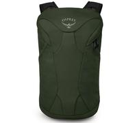 Osprey Farpoint/Fairview Mochilas de viaje unisex - Bolsillos de malla - Funda para portátil o bolsa de hidratación - Desmontable con mochilas de la serie, Gopher Green, 15 L, Gopher Green, 15 L