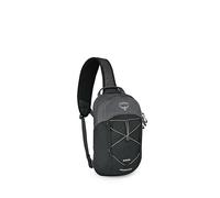 Osprey Quasar - Mochila bandolera para uso diario con funda para laptop, bolsillo para botella y bolsillo para teléfono, gris fantasma jaspeado