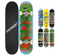 Osprey Skateboard Double Kick Pro. Monopatín infantil doble patada, plataforma 79cm de arce, ideal para niños principiantes y jóvenes avanzados. Skate Freestyle cóncavo, rodamientos ABEC 5. 6 modelos.