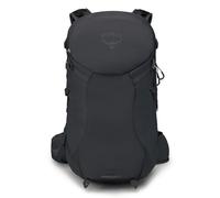 Osprey Sportlite Mochilas de senderismo unisex - Diseño minimalista y ligero - Panel trasero Airscape - Bolsillos para botellas de agua - Cinturón, Dark Charcoal Grey, M/L, 30 L