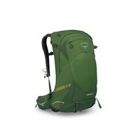 Osprey Stratos/Sirrus Mochilas de senderismo - Nylon de alta tenacidad - Panel trasero Airspeed - Transpirabilidad premium - Cubierta incluida, Seaweed/Matcha Green, Hombres, 34 L