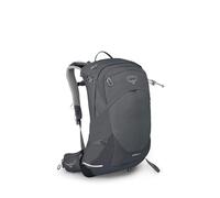 Osprey Stratos/Sirrus Mochilas de senderismo - Nylon de alta tenacidad - Panel trasero Airspeed - Transpirabilidad premium - Cubierta incluida, Tunnel Vision Grey, Hombres, 34 L