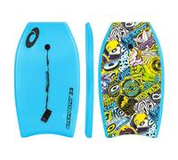 Osprey Tabla de Bodyboard de 33 Pulgadas para niños y Principiantes, Tabla Ligera con Correa, núcleo Duradero para Surf y bodysurf, calcomanía Azul