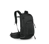 Osprey Talon 22L - Mochila de senderismo ligera para hombre con cinturón de cadera, negro/gris carbón, ajuste extendido