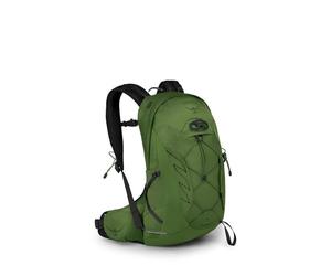 Osprey Talon Mochilas multisport para hombres - Panel trasero Airscape - Ajuste ventilado y ceñido al cuerpo - Ligera y rápida para cualquier terreno, Green Belt/Black, L/XL, 11 L