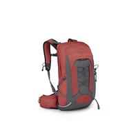 Osprey Tempest 11L - Mochila de senderismo ligera para mujer con cinturón de cadera, color rojo pampas/gris carbón, Pampa roja/gris carbón, Talla única, Mochila ligera de senderismo